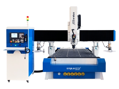 工業(yè)型5x10帶雙自動換刀套件的數(shù)控木工機 工業(yè)型5x10帶雙自動換刀套件的數(shù)控木工機